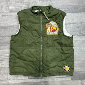 The Wonderful World of Disney Toddler Boy Green Pooh & Tiger Vest 4T